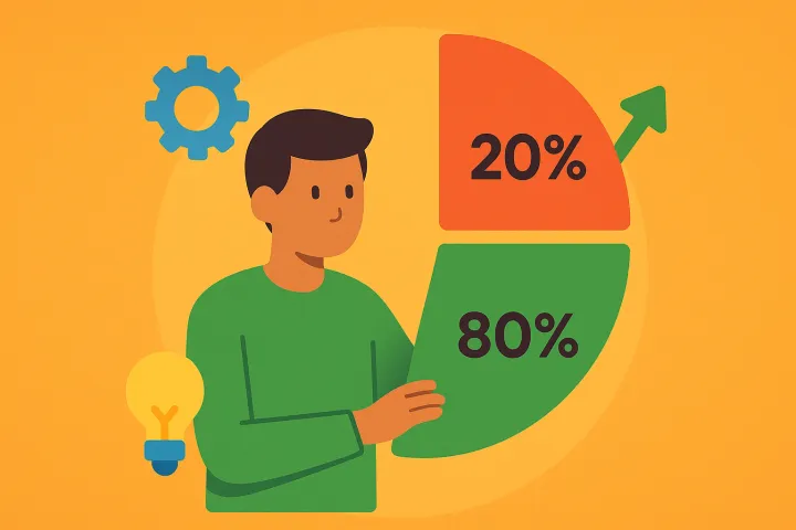 Paretometoden – 80 procent resultat med 20 procent insats